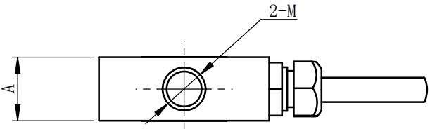 微型拉壓力傳感器CAZF-LS19.1外形尺寸圖2